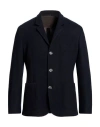 Fedeli Man Coat Midnight Blue Size 50 Cashmere In Blue