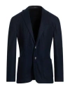 Fedeli Man Blazer Navy Size 38 Cashmere In Multi