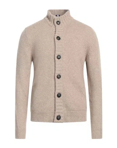 Fedeli Man Cardigan Beige Size 40 Cashmere