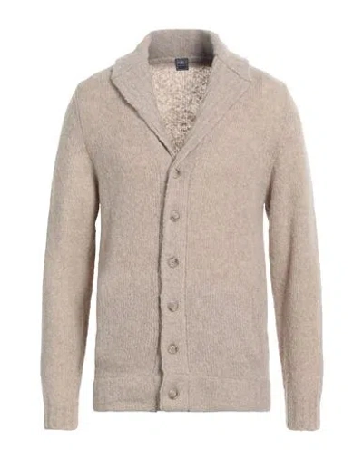 Fedeli Man Cardigan Beige Size 40 Virgin Wool, Cashmere, Polyamide