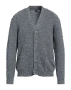 Fedeli Man Cardigan Blue Size 40 Virgin Wool, Viscose, Cashmere