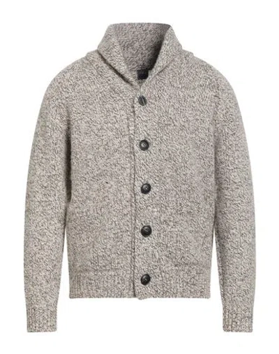 Fedeli Man Cardigan Dark Brown Size 40 Cashmere