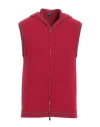 Fedeli Man Cardigan Red Size M Cashmere