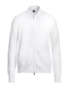 Fedeli Man Cardigan White Size 40 Cotton