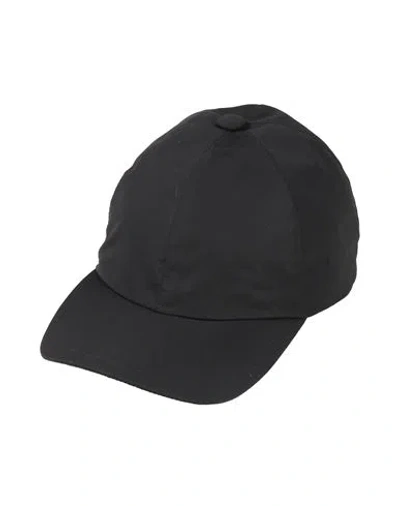 Fedeli Man Hat Black Size M Polyester, Polyurethane