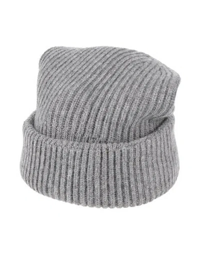 Fedeli Man Hat Grey Size Onesize Cashmere In Gray