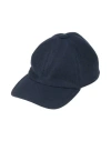 Fedeli Man Hat Midnight Blue Size L Cashmere