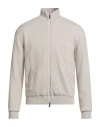 Fedeli Man Jacket Beige Size 38 Wool, Cashmere In Gray
