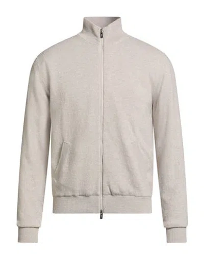 Fedeli Man Jacket Beige Size 38 Wool, Cashmere In Gray