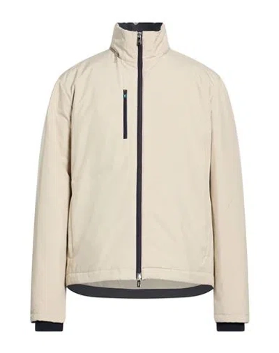 Fedeli Man Jacket Beige Size M Polyester, Polyamide, Cashmere
