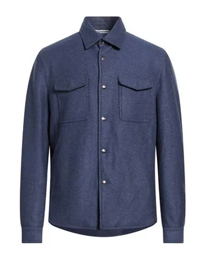 Fedeli Man Jacket Blue Size 40 Cashmere