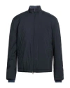 Fedeli Man Jacket Midnight Blue Size 48 Polyester In Blue