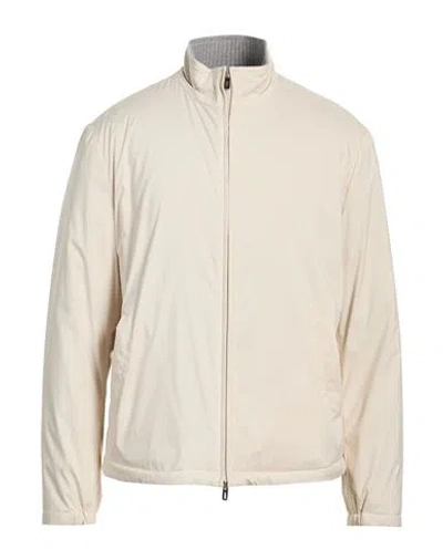 Fedeli Man Jacket Ivory Size 42 Polyester In White