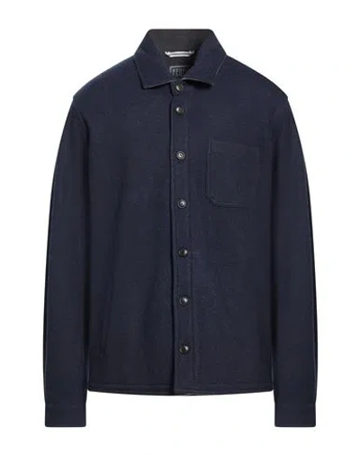 Fedeli Man Jacket Midnight Blue Size 42 Cashmere