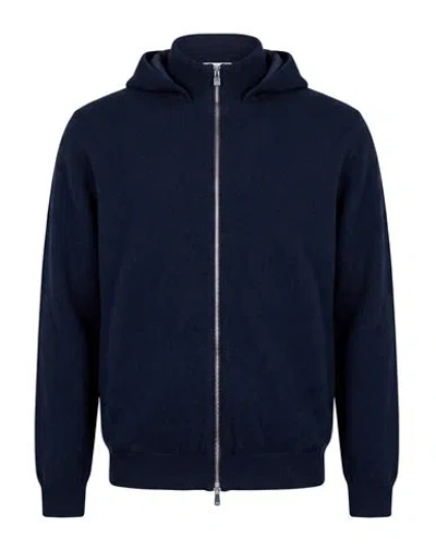Fedeli Man Jacket Midnight Blue Size 42 Cashmere