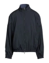 Fedeli Man Jacket Midnight Blue Size 48 Polyester In Blue