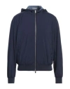 Fedeli Man Jacket Navy Size 50 Polyester, Cotton
