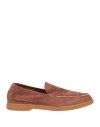 Fedeli Man Loafers Brown Size 7 Leather