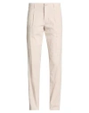 Fedeli Man Pants Beige Size 30 Lyocell, Cotton, Elastane In Neutral