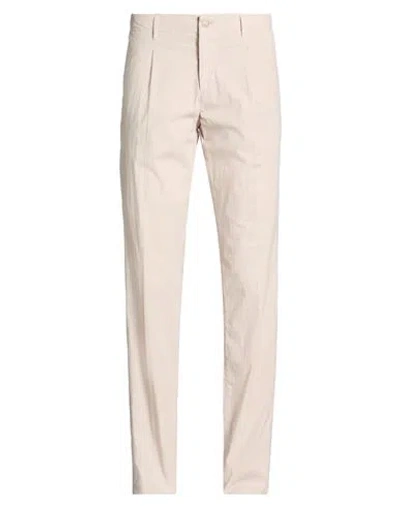 Fedeli Man Pants Beige Size 30 Lyocell, Cotton, Elastane In Neutral