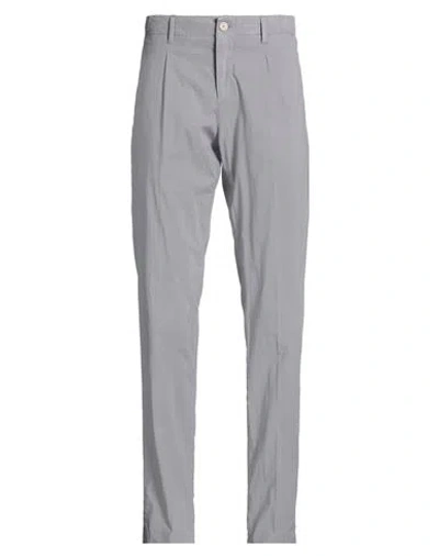 Fedeli Man Pants Grey Size 30 Lyocell, Cotton, Elastane In Gray