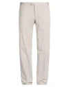 Fedeli Man Pants Light Grey Size 42 Cotton, Elastane In Multi