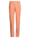 Fedeli Man Pants Orange Size 30 Lyocell, Cotton, Elastane