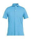 Fedeli Polo Shirts In Blue