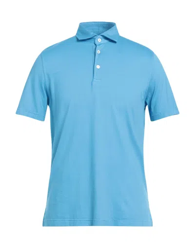 Fedeli Polo Shirts In Blue