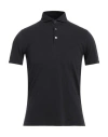 Fedeli Man Polo Shirt Black Size 38 Cotton In Black