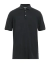 Fedeli Man Polo Shirt Black Size 44 Cotton