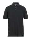Fedeli Man Polo Shirt Black Size 44 Cotton In Black