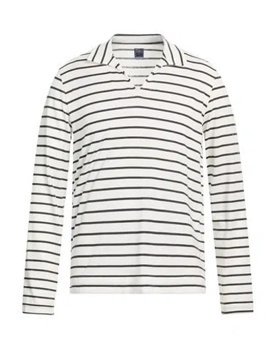 Fedeli Man Polo Shirt Charcoal Size 42 Cotton In Multi