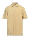 Fedeli Man Polo Shirt Light Yellow Size 50 Cotton