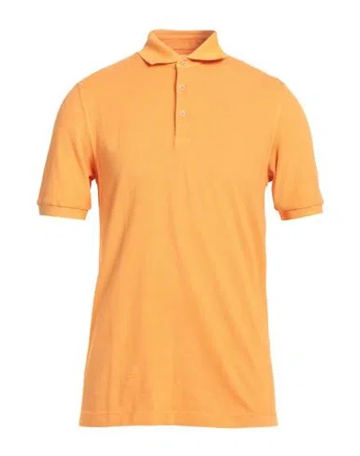 Fedeli Man Polo Shirt Mandarin Size 48 Cotton