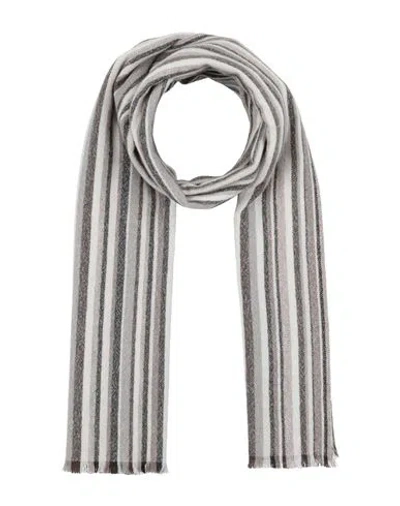 Fedeli Man Scarf Taupe Size - Cashmere In Grey