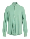 Fedeli Man Shirt Light Green Size 48 Organic Cotton