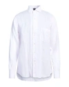 Fedeli Man Shirt Light Pink Size 17 Linen