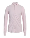 Fedeli Man Shirt Light Pink Size 50 Cotton