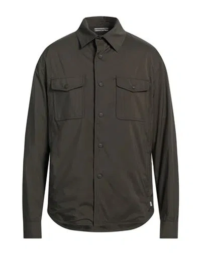 Fedeli Man Shirt Military Green Size 46 Polyester