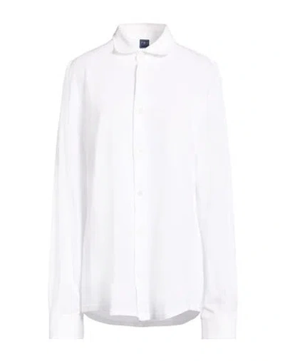 Fedeli Man Shirt Off White Size 46 Cotton