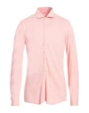 Fedeli Man Shirt Pink Size 40 Cotton