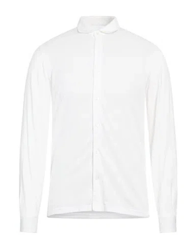 Fedeli Man Shirt White Size 38 Organic Cotton