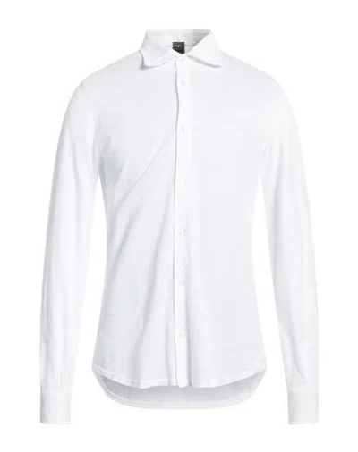 Fedeli Man Shirt White Size 48 Cotton