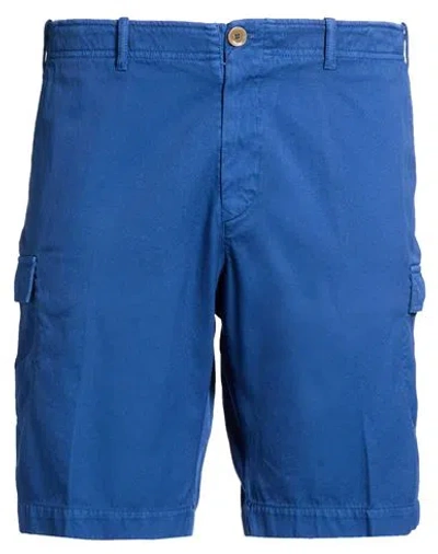 Fedeli Man Shorts & Bermuda Shorts Blue Size 42 Cotton, Elastane