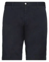Fedeli Man Shorts & Bermuda Shorts Midnight Blue Size 42 Cotton, Elastane In Blue