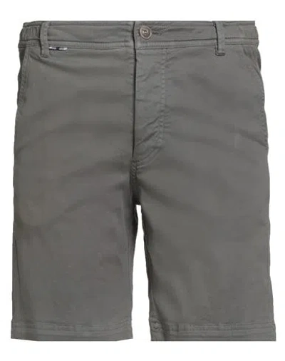 FEDELI FEDELI MAN SHORTS & BERMUDA SHORTS SAGE GREEN SIZE 30 COTTON, ELASTANE