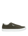 Fedeli Man Sneakers Military Green Size 12 Cotton
