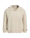 Fedeli Man Sweater Beige Size 36 Cashmere In Neutral