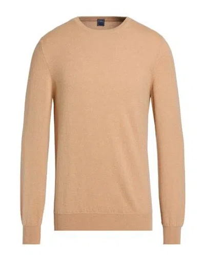 Fedeli Man Sweater Beige Size 38 Cashmere